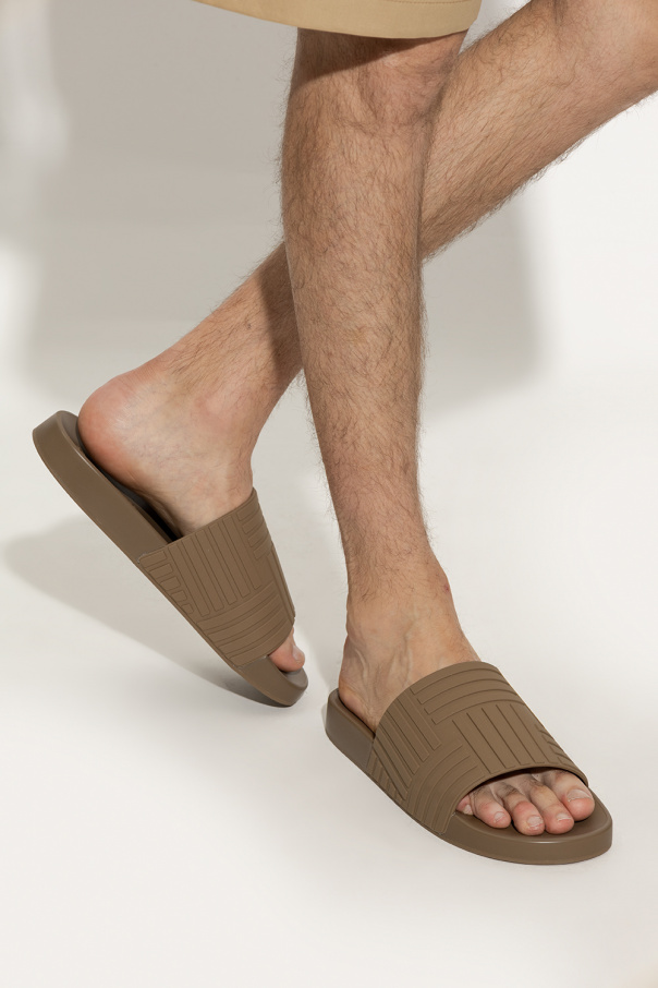Embossed slides Bottega Veneta - SchaferandweinerShops HK